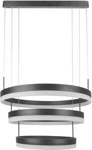 Lampada a sospensione a LED VT-82-3 nero-grigio 92 W, bianco caldo 6500 lm, alluminio, dimensioni: 120 x 60 x 60 cm, IP20, V-TAC