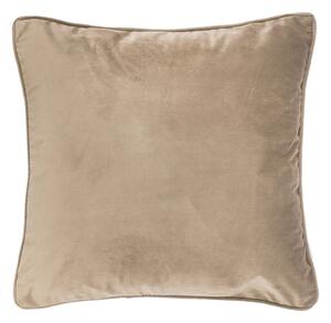 Cuscino beige chiaro in velluto, 45 x 45 cm - Tiseco Home Studio