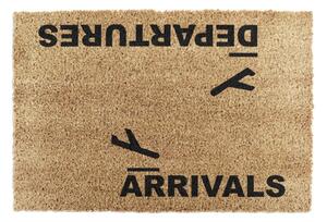 Zerbino in cocco 40x60 cm Arrivals and Departures - Artsy Doormats