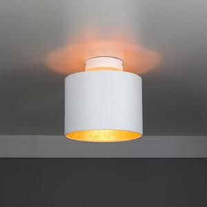 Lampada da soffitto bianca con dettaglio dorato MIKA XS, ø 20 cm Mika - Sotto Luce