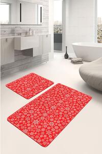 Tappetini da bagno rossi in set da 2 60x100 cm - Mila Home