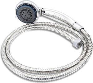 Doccetta massaggio con 7 diverse tipologie di getto - soffione doccia rilassante con testa doccia da 150 m e barra di supporto