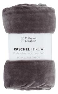 Copriletto grigio 200x240 cm Raschel - Catherine Lansfield