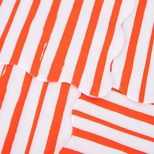 Tovaglioli di carta in set da 16 Red Stripe - Meri Meri
