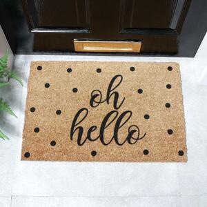 Zerbino in cocco 40x60 cm Oh Hello - Artsy Doormats