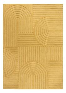 Tappeto in lana gialla 160x230 cm Zen Garden - Flair Rugs