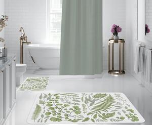 Tappetini da bagno bianco-verde in set di 2 pezzi - Oyo Concept
