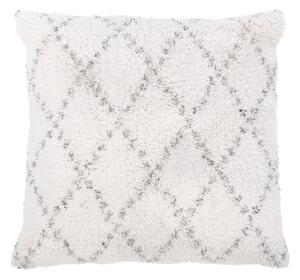 Cuscino decorativo in cotone bianco e grigio Geometrico, 45 x 45 cm - Tiseco Home Studio