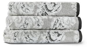 Asciugamano in cotone grigio chiaro 33x33 cm Damask - Foutastic