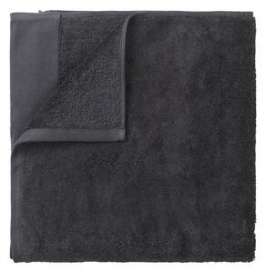 Asciugamano in cotone grigio scuro, 50 x 100 cm - Blomus