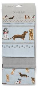 Set di 3 asciugamani da cucina Curious Dogs - Cooksmart ®