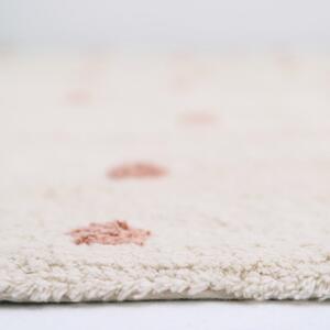 Tappeto in cotone beige e rosa fatto a mano, 100 x 150 cm Numi - Nattiot