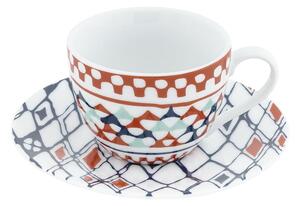 Set di 6 tazze in porcellana con piattini Goji - Villa Altachiara