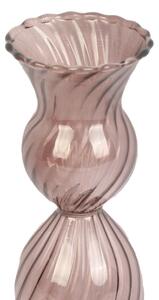 Candeliere in vetro marrone, altezza 17 cm Swirl - PT LIVING