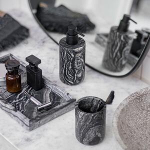 Tazza in marmo nero per spazzolini da denti Marble - Mette Ditmer Denmark