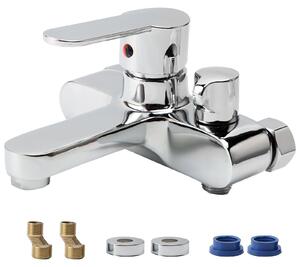 Omgoods - Miscelatore da cucina monocomando da montare a parete, con bocchetta da 1/2 pollice