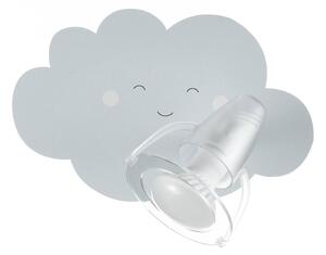 Waldi-Leuchten GmbH Applique Nuvola in grigio con spot