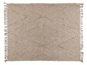 Copriletto in cotone marrone chiaro per letto matrimoniale 250x260 cm Sahara - Tiseco Home Studio