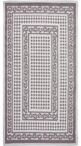 Tappeto in cotone grigio e beige , 60 x 90 cm Olvia - Vitaus