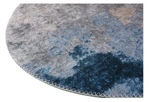 Tappeto rotondo lavabile blu-grigio ø 80 cm - Vitaus