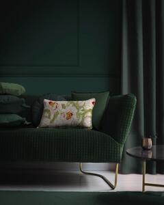 Cuscino in velluto verde scuro Tercio, 45 x 45 cm - Velvet Atelier