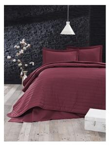 Copriletto rosso trapuntato per letto matrimoniale 220x240 cm Monart - Mijolnir