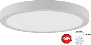 Plafoniera LED 36W bianco freddo 2500 lumen Ø400 mm lampada a plafone illuminazione rotonda a soffitto incl. trasformatore