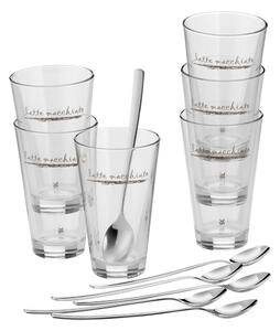 Bicchieri in vetro con cucchiai in colore argento in set da 6 280 ml - WMF