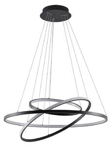Lucande Filippa LED a sospensione con 3 anelli
