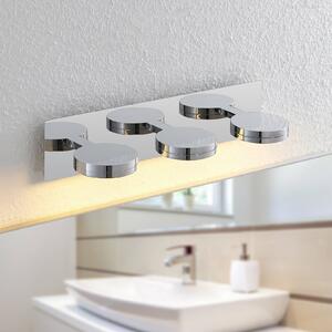 Lindby Skrolla applique LED da bagno, 3 luci