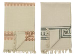 Set di 2 asciugamani in cotone 45x70 cm Anza - Bloomingville