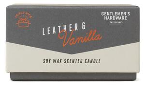 Candela di soia profumata tempo di combustione 40 h Leather & Vanilla - Gentlemen's Hardware