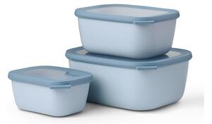 Set di 3 vasetti per alimenti blu chiaro Maxi Cirqula - Mepal