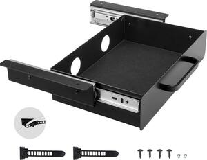 Organizer da 33 cm per Schublade unter Schreibtisch - Gleitschublade - Platzsparer - Home Office