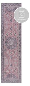 Tappeto lavabile rosa 60x230 cm FOLD Somerton - Flair Rugs