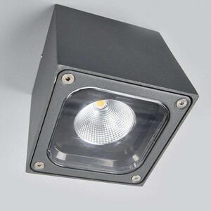 Lucande - Tanea LED Plafoniera da Esterno 10x10 Grigio Scuro