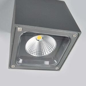 Lucande - Tanea LED Plafoniera da Esterno 12x12 Grigio Scuro