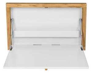 Tavolo inclinabile a parete bianco Brenta - Woodman