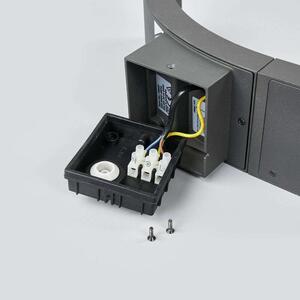 Lucande - Juvia LED Applique da Parete da Esterno con Sensore Grafite