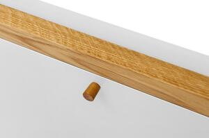 Tavolo inclinabile a parete bianco Brenta - Woodman