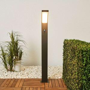 Lucande - Juvia Lampada LED da Giardino H100 con Sensore Grafite