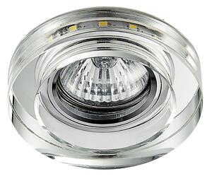 Lampada LED da incasso ELEGANT DOUBLE LIGHT GU10/50W+LED/3W arrotondato