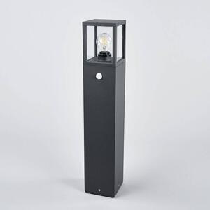 Lucande - Klemens Corto Lampada da Giardino IP54 con Sensore Grafite