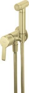 Deante Arnika rubinetto per bidet con set doccia da incasso oro BQA_R34M