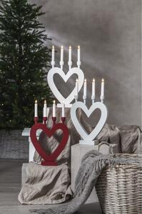 Portacandele natalizio a LED bianchi, altezza 45 cm Dala - Star Trading
