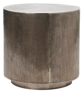 House Doctor - Rota Coffee Table H50 Ø50 Brushed Silver