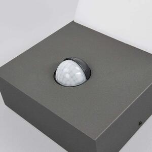 Arcchio - Yolena LED Applique da Parete da Esterno con Sensore Grigio Scuro