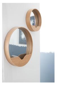 Specchio da parete con vano portaoggetti Round Wall, ⌀ 40 cm - Zuiver
