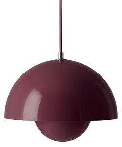 Lampada a sospensione &Tradition, Flowerpot VP1, dimmerabile, Viola, Soggiorno, Metallo, Design