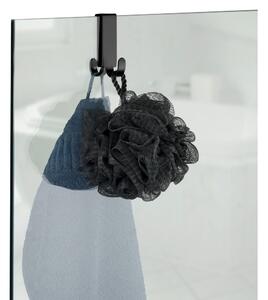 Gancio bifacciale nero per porta della doccia Vieste - Wenko